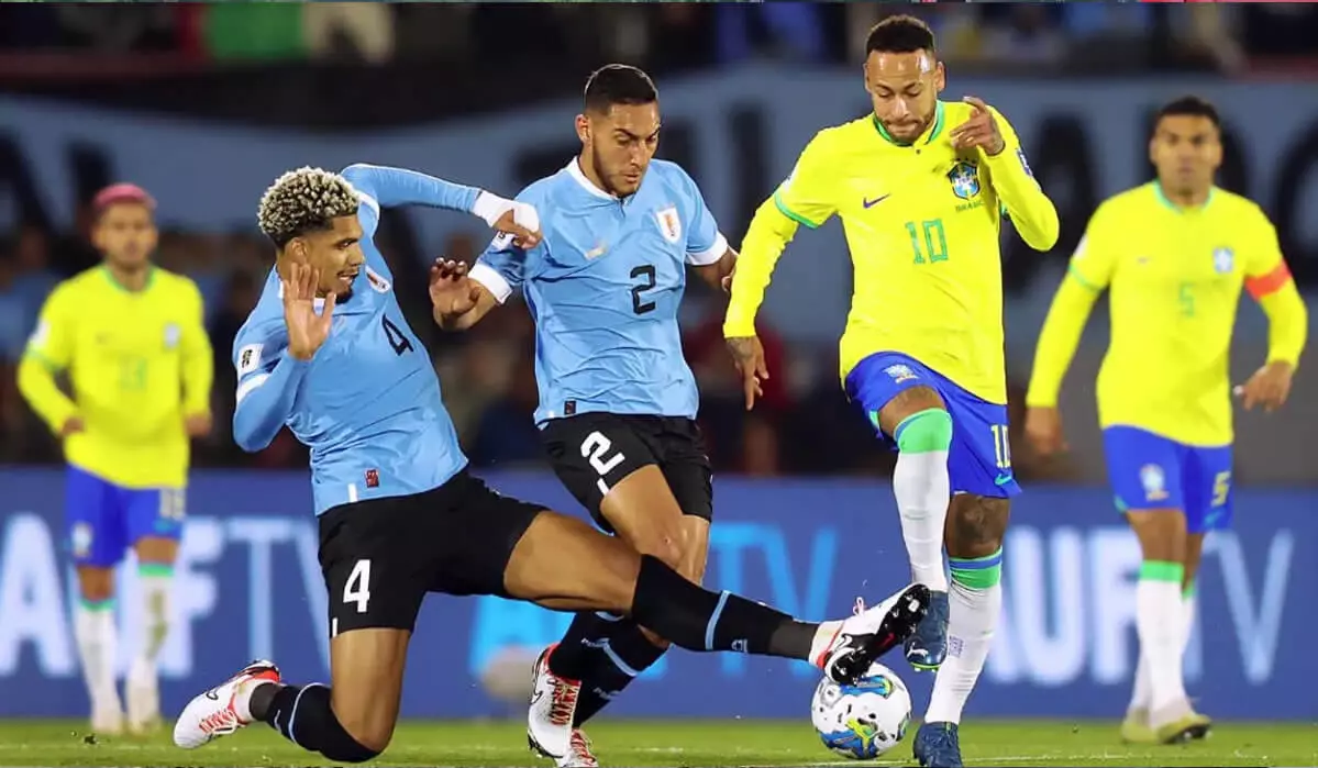 Brasil leva “olé” e volta a perder para o Uruguai depois de 22 anos