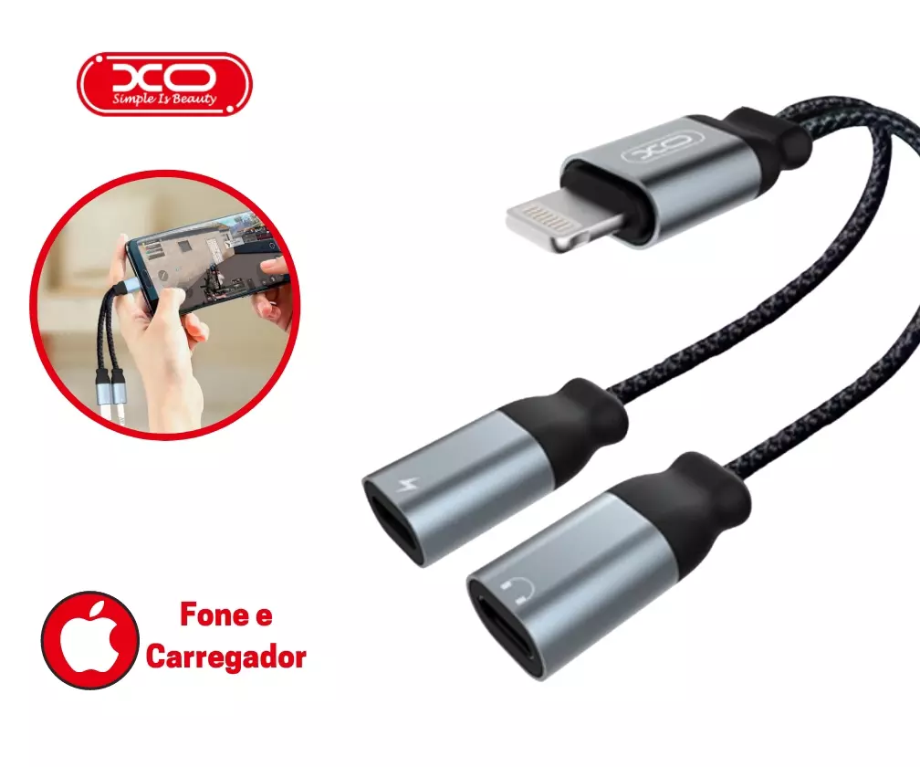 Adaptador iPhone Dual Lightning - NBR160A XO