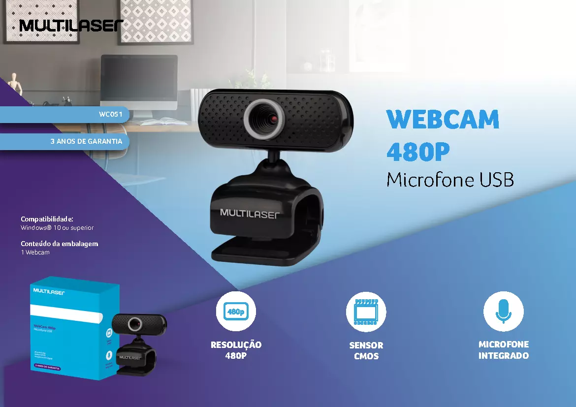 Webcam Standard 480P - WC051