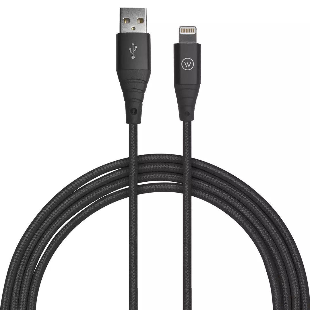 Cable Strong Preto Lightning - iWill