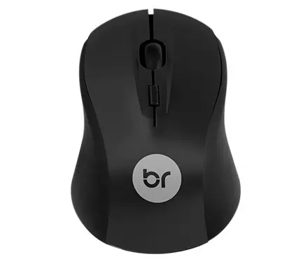 Mouse sem Fio Preto - Bright