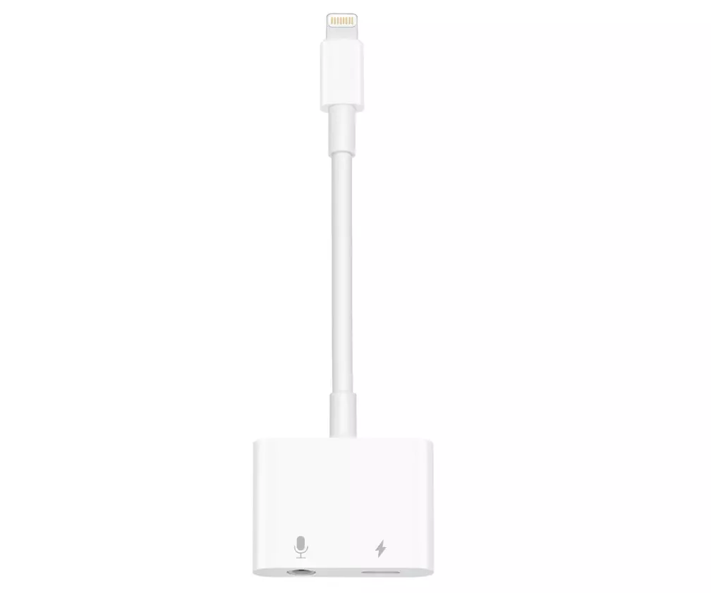 Adaptador de Áudio P2 e Carregamento iPhone para Lightning/AD02 Fancy