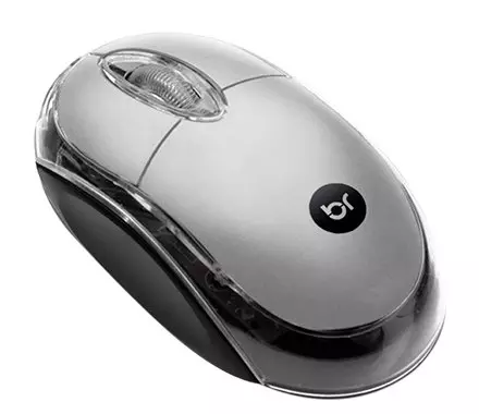 Mouse Standard Prata USB - Bright