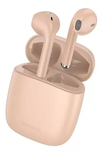 Fone de ouvido in-ear sem Fio Pro Pink- W04 Baseus