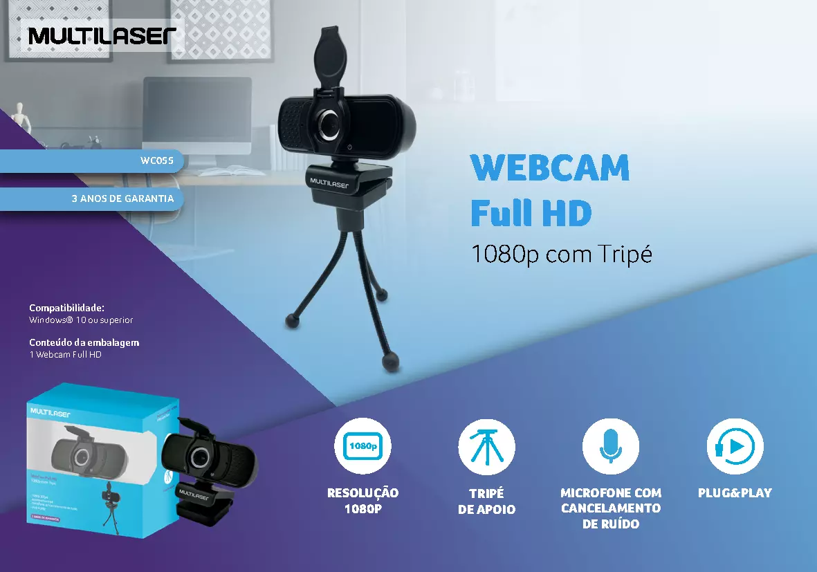 Webcam FULL HD - WC055