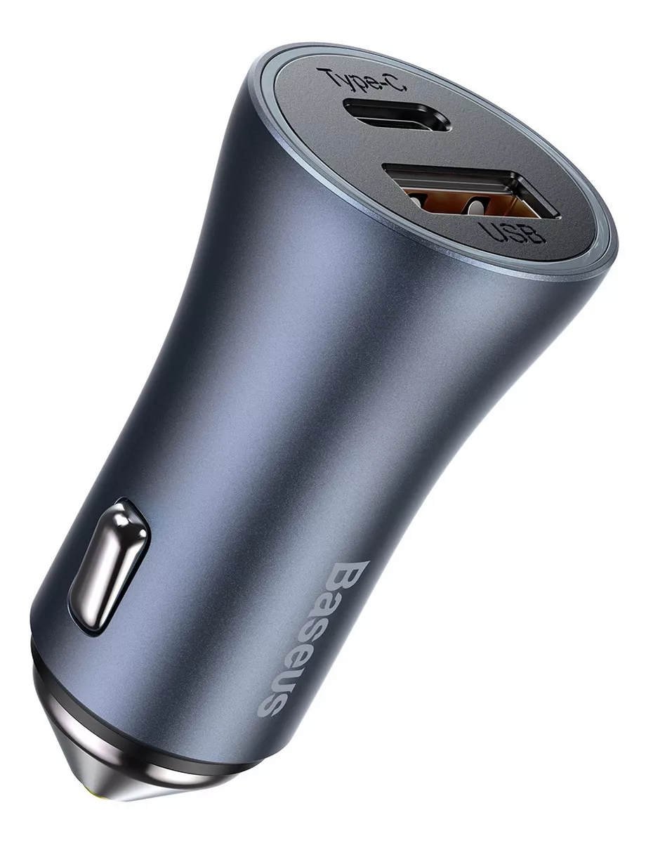 Carregador Veicular Baseus Golden Pro Dual Qc Usb/ Usb-c 40w - Baseus