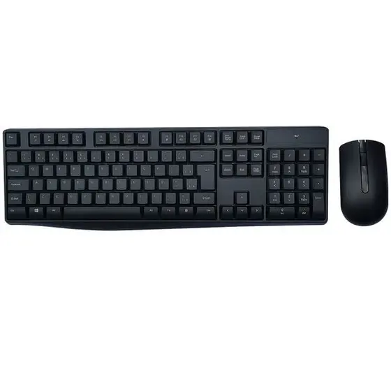 Kit Teclado e Mouse sem Fio CS100 SLIM 12 Teclas Multimídia 2,4GHZ USB 1600DPI Preto - Multilaser