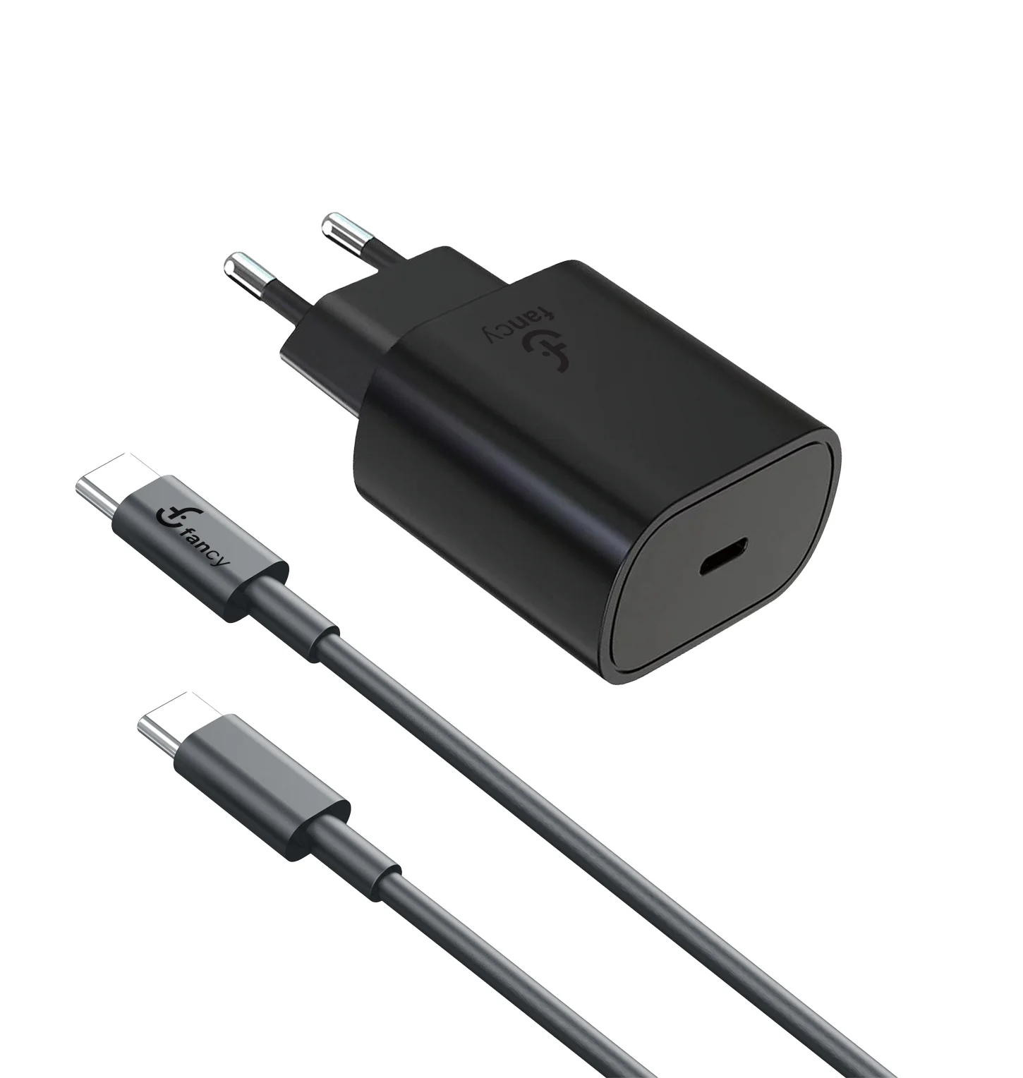 KIT-PD25 – Kit Carregador PD 25W USB-C Para USB-C Homologado Anatel