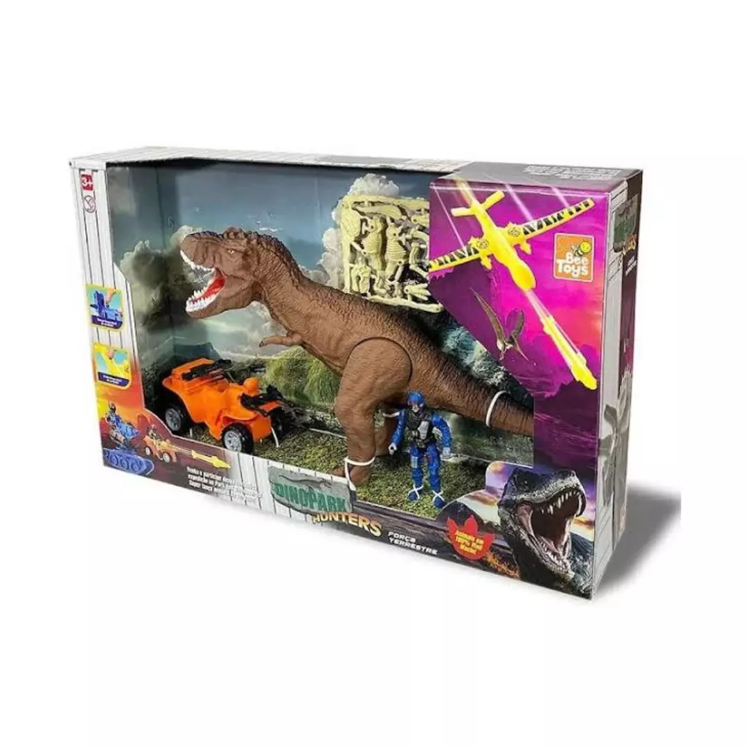 Dinossauro De Brinquedo Tiranossauro Rex Colorido Lançamento