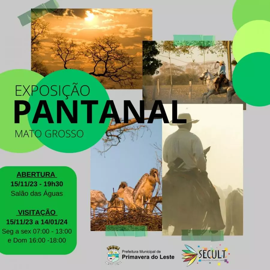 Exposição fotográfica que revela a essência do Pantanal estreia nesta quarta no Salão das Águas