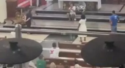 Homem é preso em Várzea Grande por invadir igreja e ameaçar fiéis com facadas