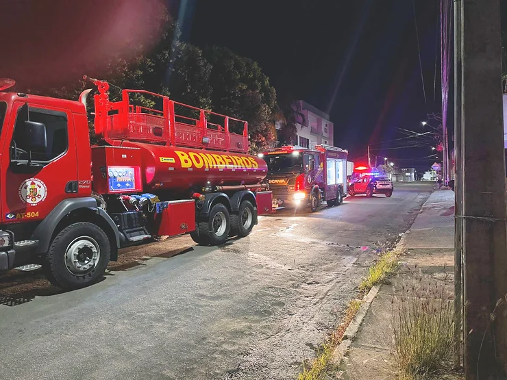 Incêndio e morte na madrugada no Primavera II