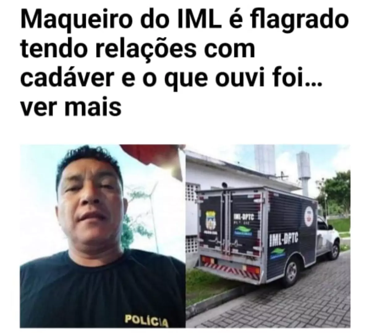 Profissional do IML é pego transando com cadáver