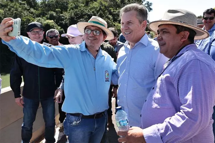 Mendes inaugura 280 km de asfalto novo na rodovia MT-140 - considerada a via mais importante para o agro