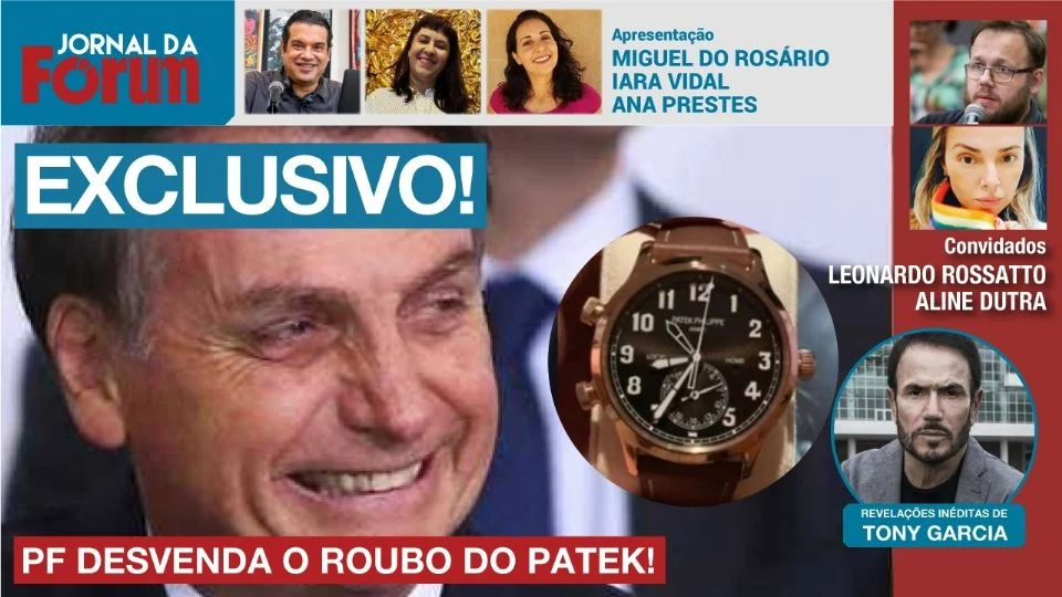 FORUM EXCLUSIVO! PF desvenda como Bolsonaro afanou relógio Patek de 255 mil reais pertencente à União