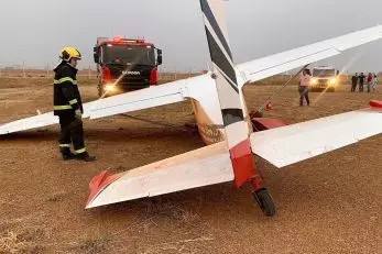 Aeronave cai logo após decolagem e piloto se salva em Primavera d Leste