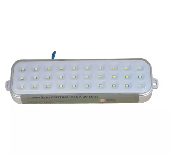 LUMINÁRIA CENTRALIZADA 30 LEDs 5 W 12 a 24 Vcc