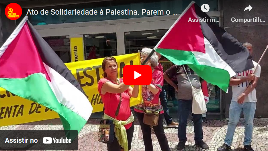 Parem o massacre do povo palestino