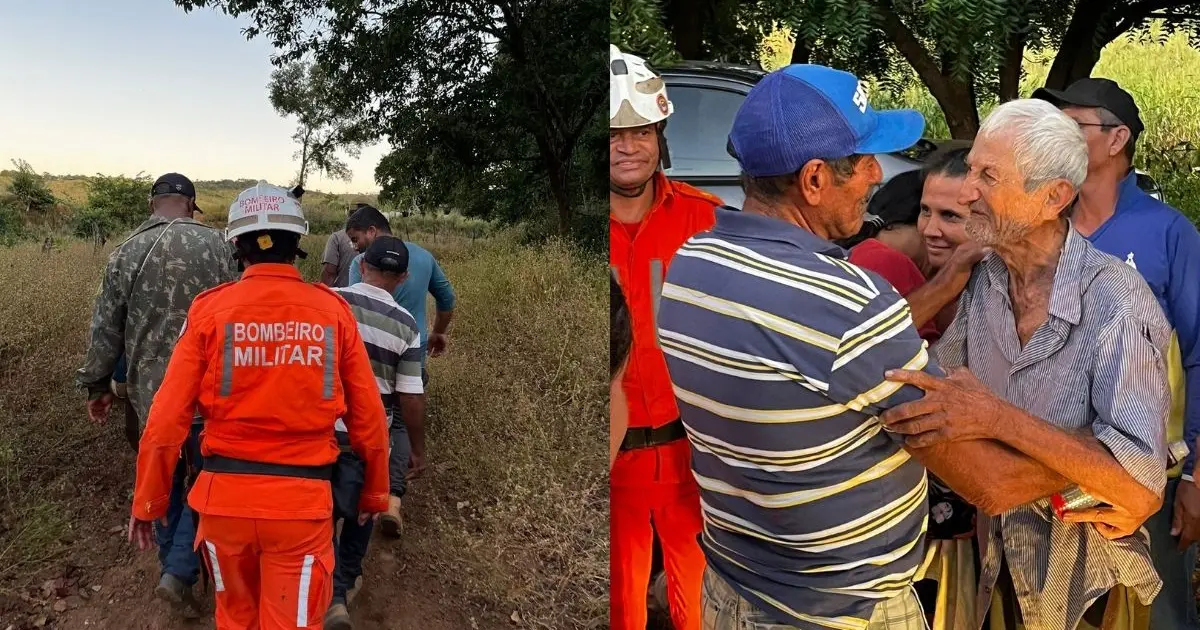 Idoso é resgatado após desaparecer em mata fechada em Cotegipe