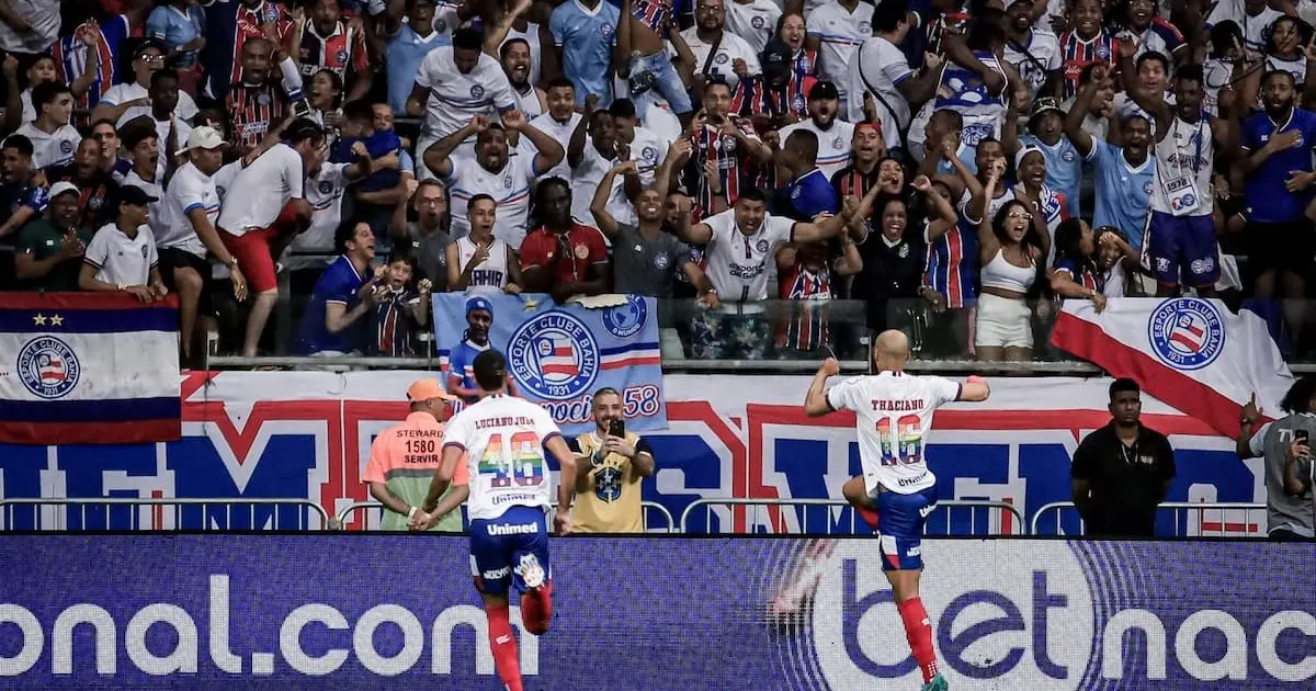 Bahia vence o Vasco na Fonte Nova e reassume a vice-liderança do Campeonato Brasileiro