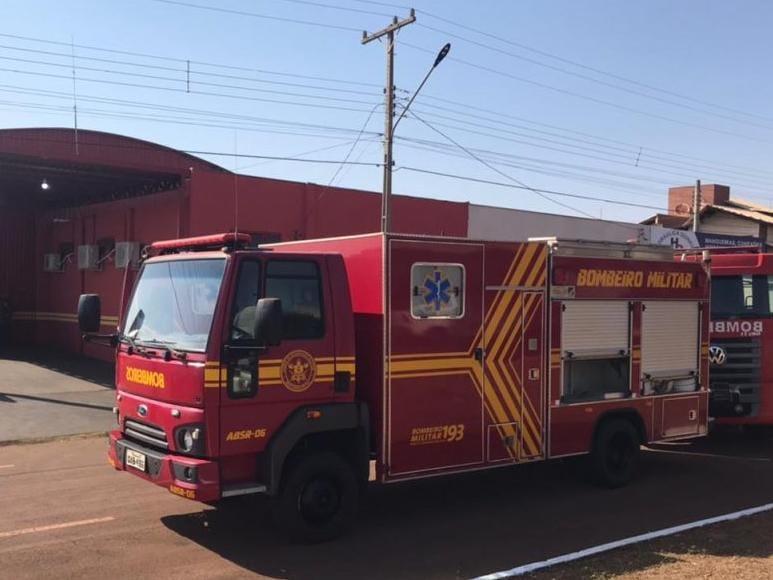 Bebê de 1 ano e 3 meses afoga em piscina e é socorrido por Bombeiros em Ribas