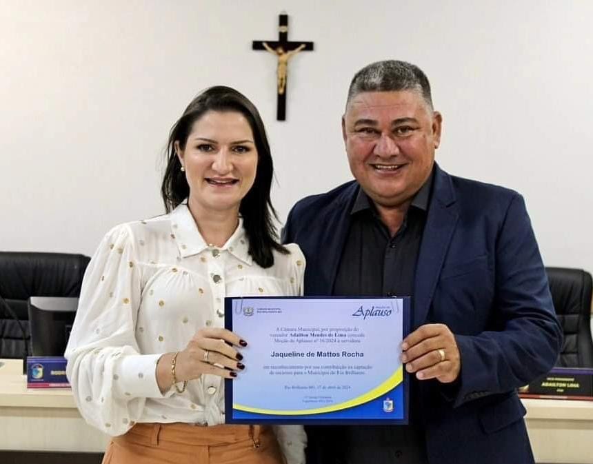 Referência nacional, riopardense é homenageada em Rio Brilhante por ser servidora exemplo