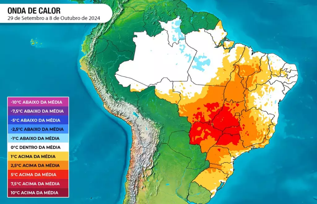 Setembro se despede com nova onda de calor sobre MS