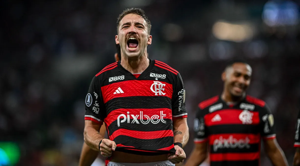 Leo Ortiz Estréia, marca e Flamengo garante primeira vitória na Libertadores