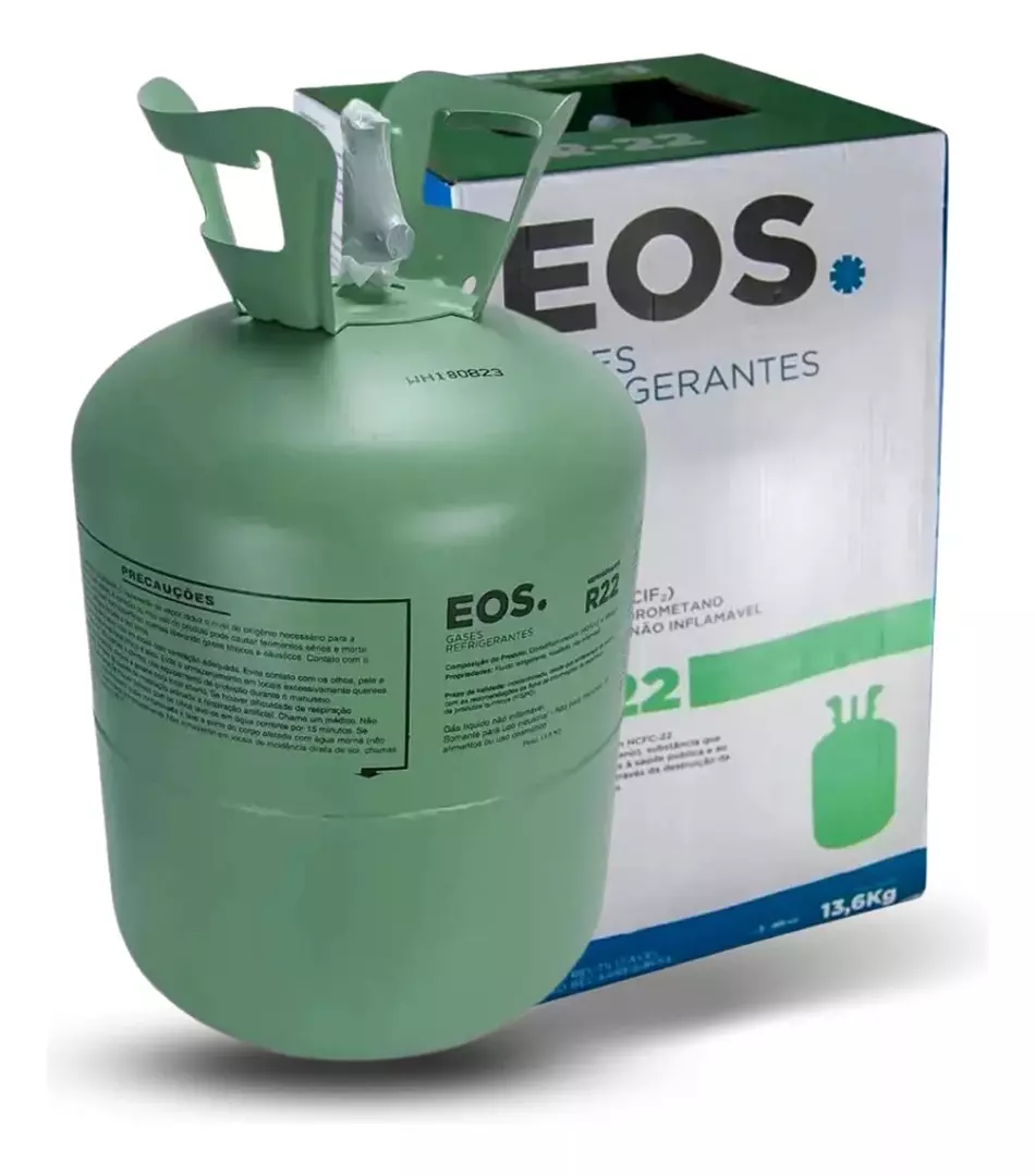 GAS R-22 13.60kg REFRIGERANTE CLORODIFLUORMETANO EOS