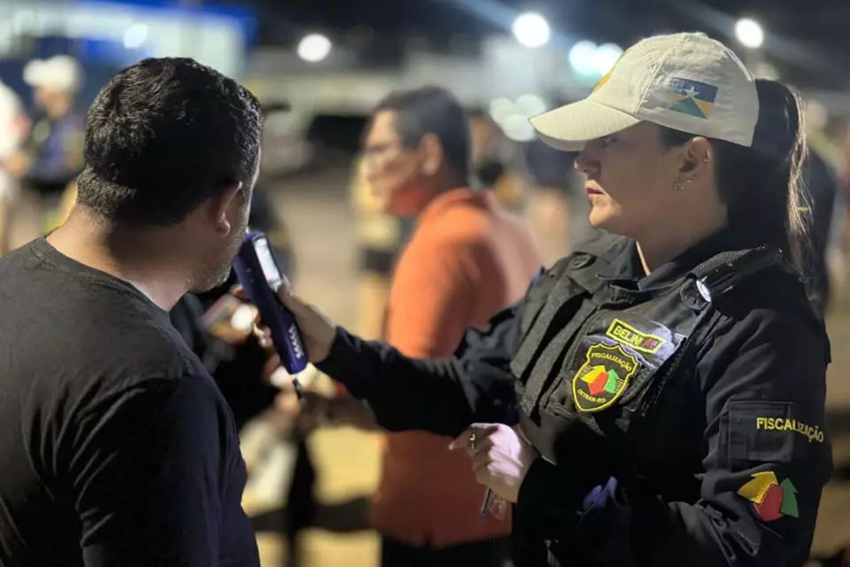 Rondônia participa de ação nacional da Lei Seca para conscientizar população e reduzir sinistros