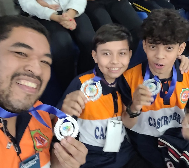 Alunos de Corumbá são medalhistas na Olimpíada Brasileira de Robótica 2024