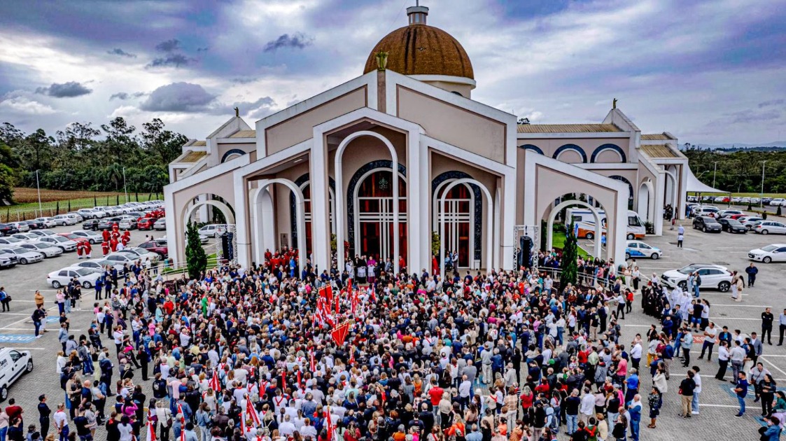 Único em Santa Catarina: Santuário Sagrado Coração Misericordioso de Jesus é Elevado a Basílica Menor