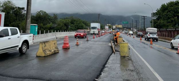 Nova ponte do portal é liberada parcialmente entre Guaramirim e Jaraguá do Sul