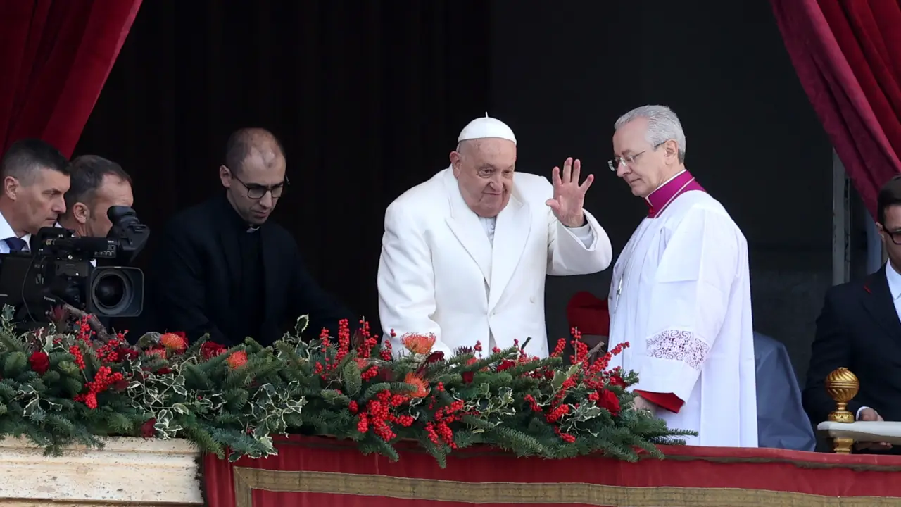 Papa Francisco faz apelo ao perdão e à reconciliação na mensagem de Natal