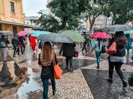 Chuva no estado paulista