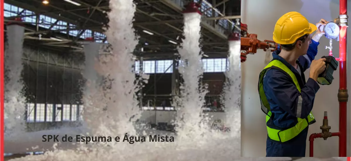 Sistema de Supressão de Incêndio com Espuma e Água Mista - Saiba Mais !