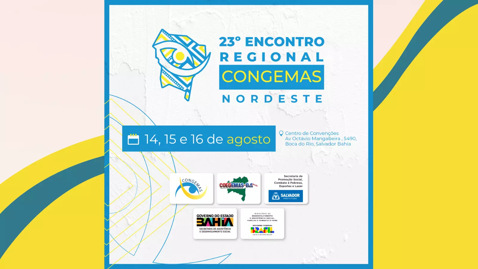 23° ENCONTRO REGIONAL DO COLEGIADO NACIONAL DE GESTORAS/ES MUNICIPAIS DE  ASSISTÊNCIA SOCIAL – CONGEMAS - Notícias - Prefeitura de Macaúbas - Site  Oficial