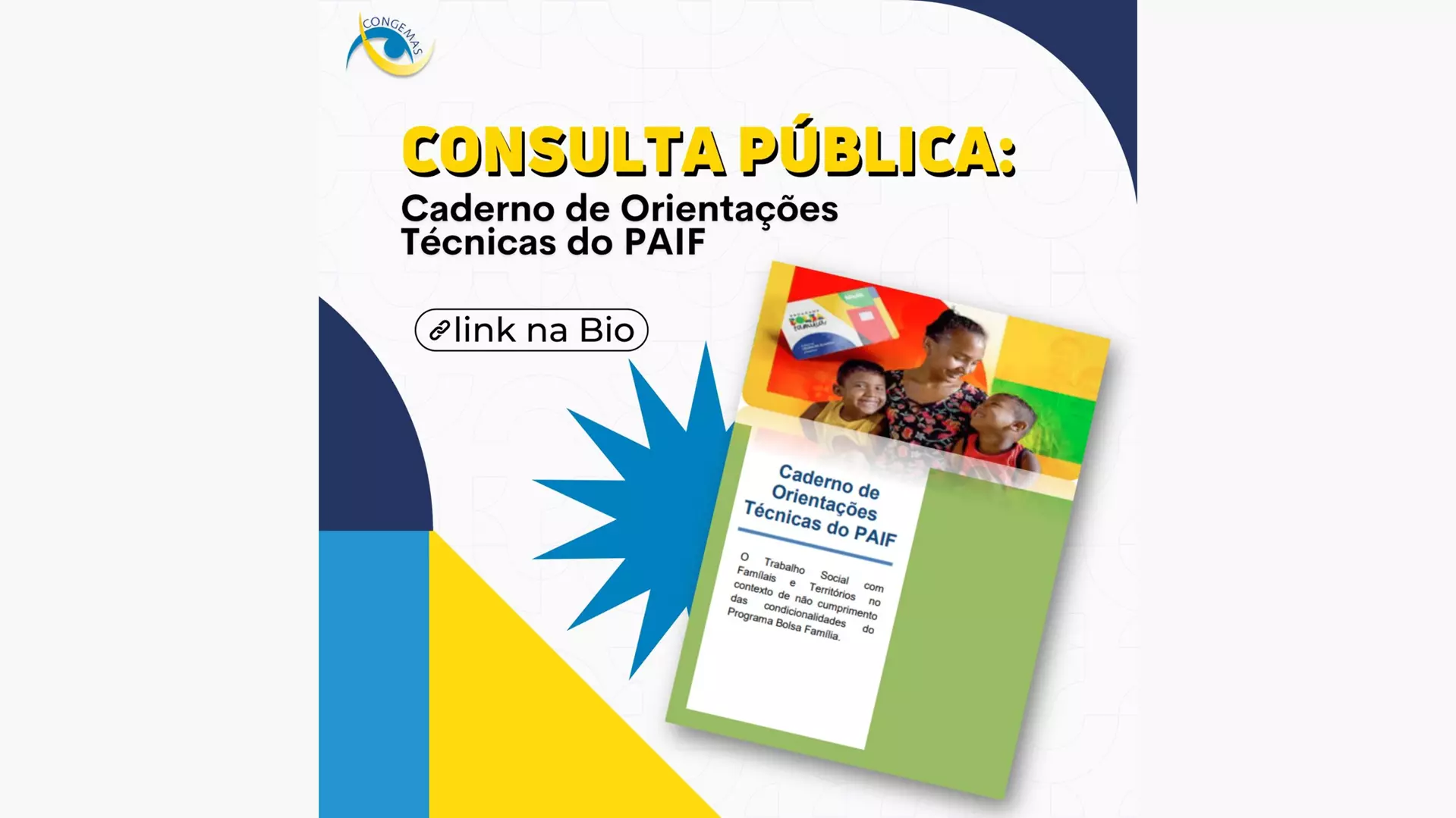 Consulta Pública: Contribua com o Caderno de Orientações Técnicas do PAIF!