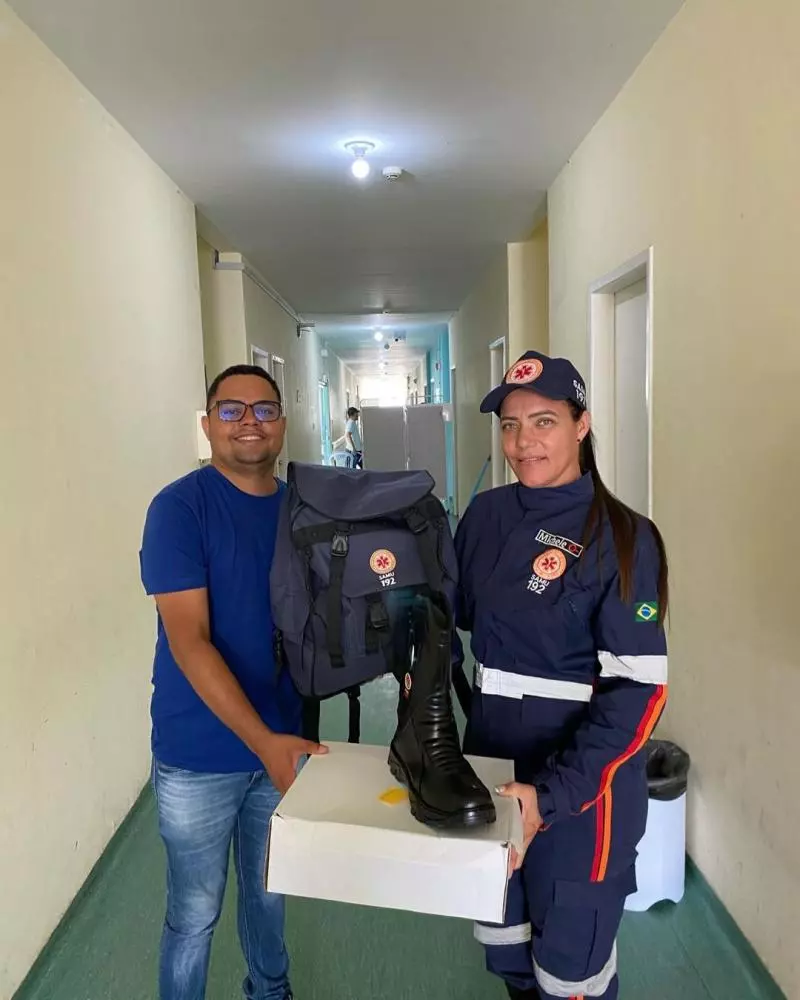 Equipe do SAMU em Araci Recebe Uniformes Especiais para Garantir Segurança e Eficiência