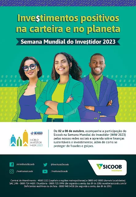 Sicoob participa da Semana Mundial do investidor