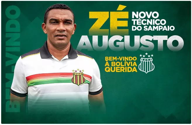 ZÉ AUGUSTO: Sampaio Corrêa-MA, fecha com treinador para sequência da temporada!