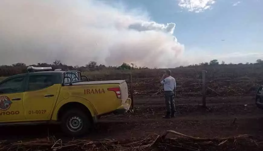 Fazendeiro é multado em R$ 50 milhões por causar incêndio no Pantanal em MT