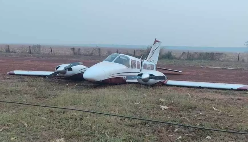 Calor intenso atrapalha pouso de avião fretado pela ALMT para buscar deputado