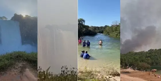 Queimadas transformam pontos turísticos de MT; veja antes e depois