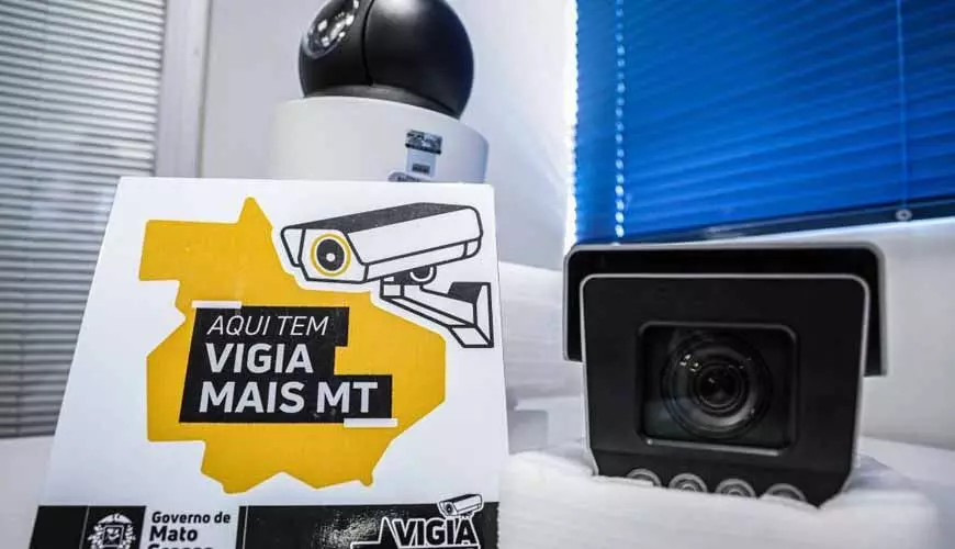 Sete mil câmeras do Vigia Mais MT irão reforçar segurança das Eleições Municipais