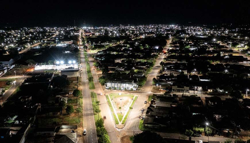 Programa MT Iluminado chega a 78% de luminárias instaladas em todo Estado