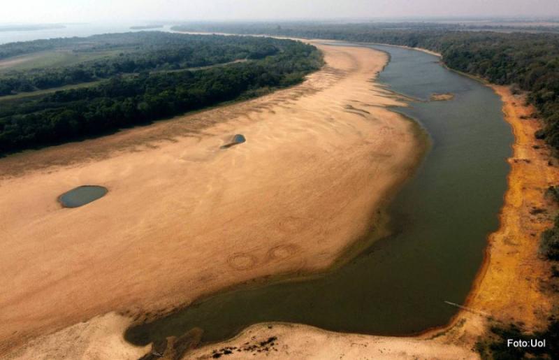 Estudo aponta que a Bacia do Rio Araguaia já perdeu mais de 800 km quadrados de superfície de água