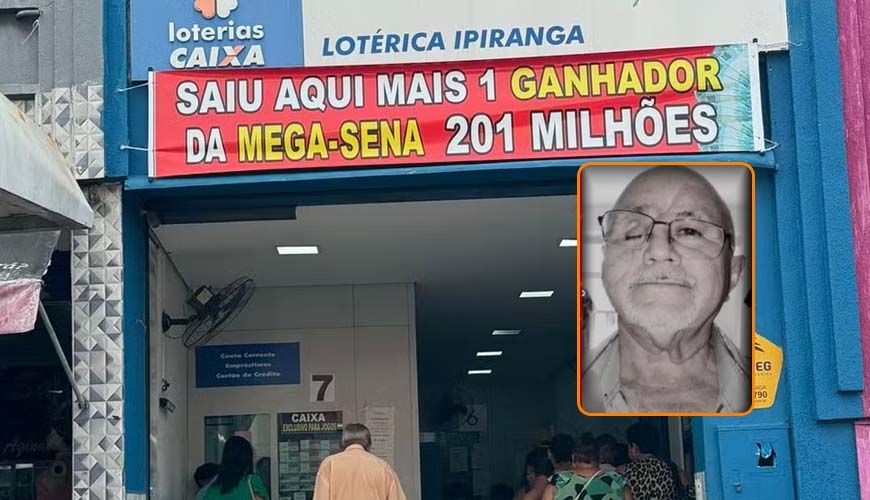 Ganhador de R$ 201 milhões da Mega-Sena morre 24 dias após retirar prêmio em Cuiabá