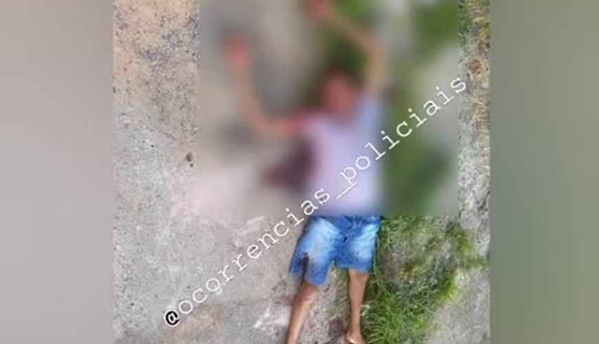 Pai é preso após tentar matar o próprio filho a enxadadas