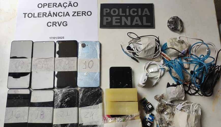 Polícia Penal apreende mais 44 celulares em penitenciárias do Estado